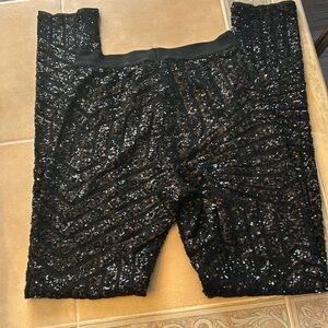 BCBG Maxazria Sequin Leggings
